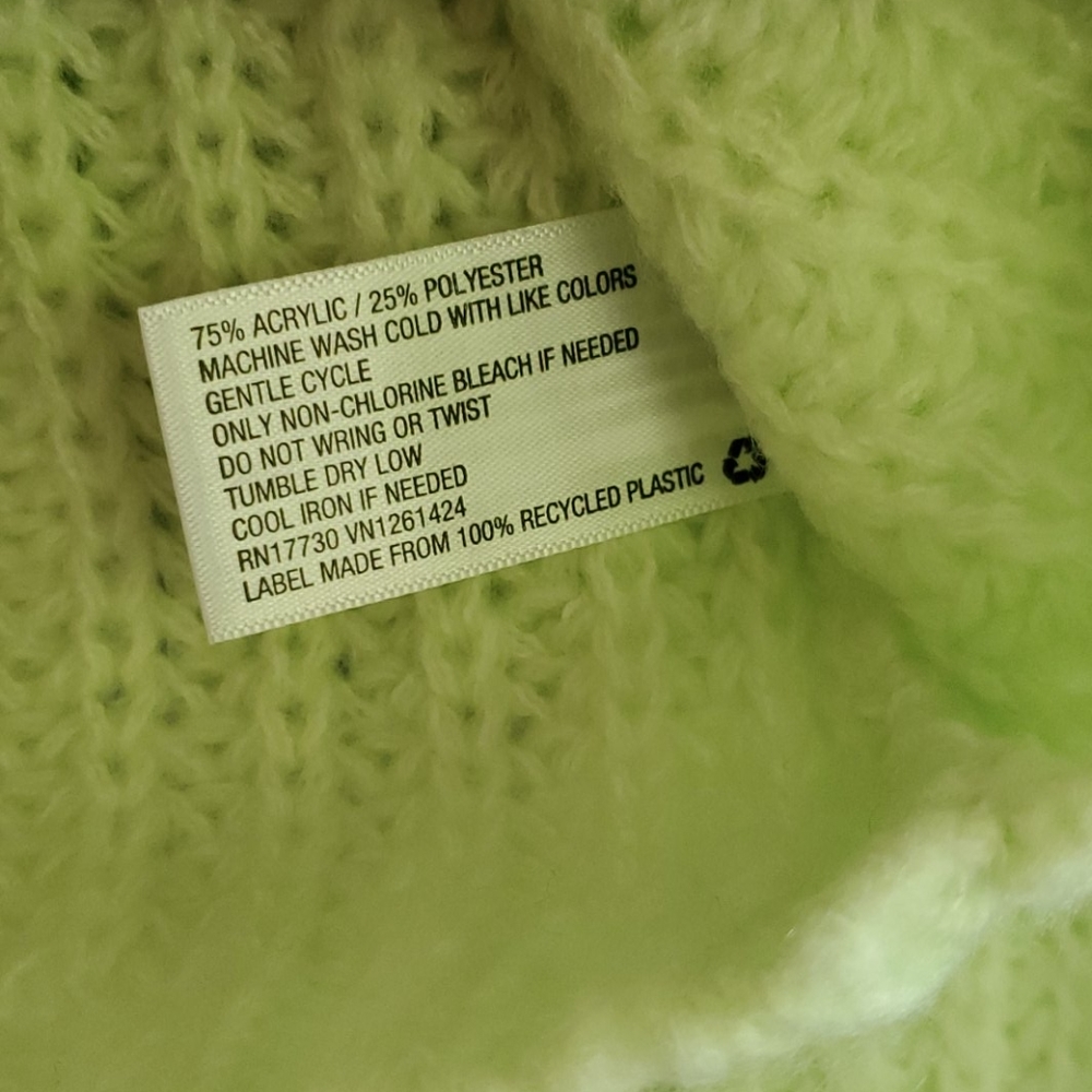 Wild Fable Bright Green Soft Sweater - Picture 5 of 7